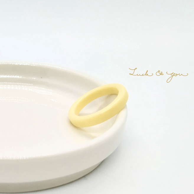 「Simple」糖果色純色戒指 簡約樹脂壓克力戒指 IG流行清新色細款首飾 食指中指無名指戒指
