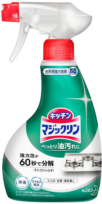 KAO 카오 주방용 매직클린 400ml, 3개
