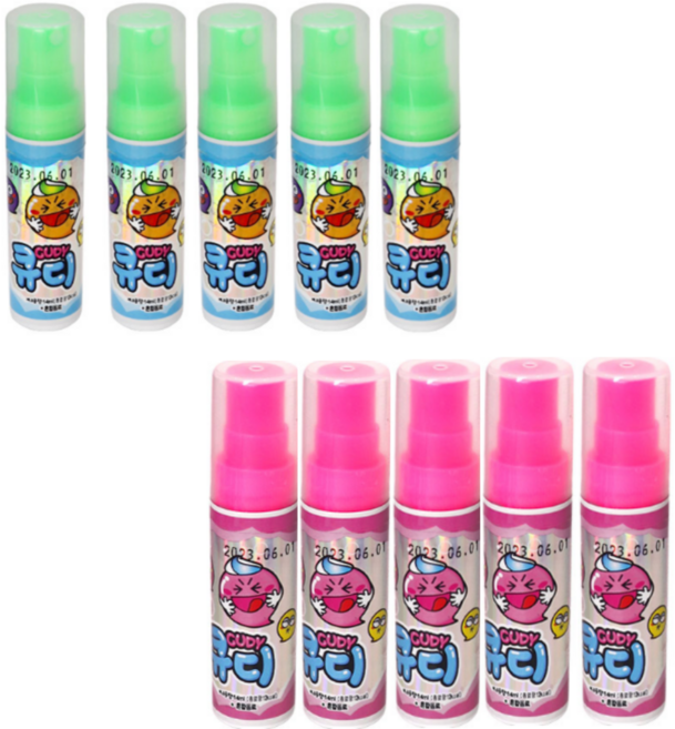 그린팜 큐디 포도맛 5개씩+ 큐디 콜라맛 5개씩, 10개, 14ml