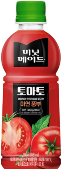 코카콜라 미닛메이드 토마토, 350ml, 12개