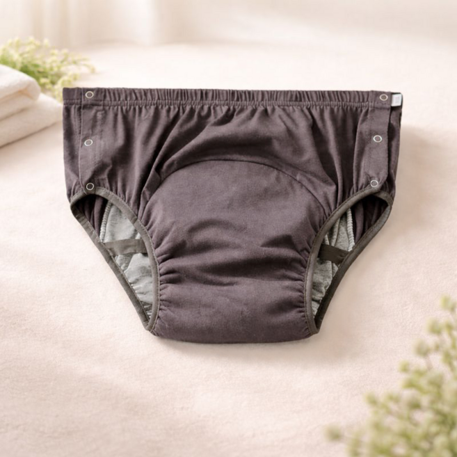 EMI 남녀공용 순면 100% 워셔블 요실금 안심 팬티