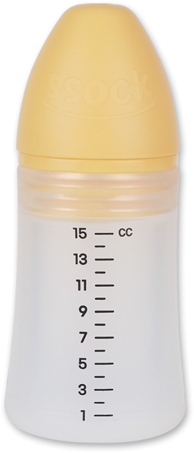 [지엠팜] 실리콘 투약병 쏘옥 15ml 옐로우 1개