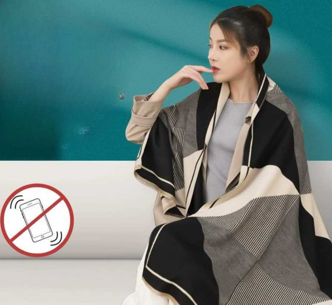 BEYOND 전자파차단담요 복대 섬유 패브릭 블랭킷, 1개