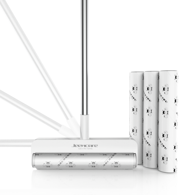 진캐어 돌돌이 롱핸들 초강력 사선컷팅 24cm +리필 4개, 1세트