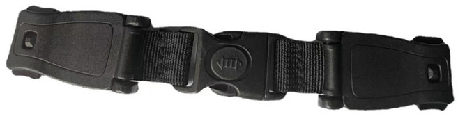 탈출 방지 하네스 가슴 클립 카시트 스트랩 카시트 캐리어용 범용 안전벨트 이중 안전 설계, Black, With buckle, 1개