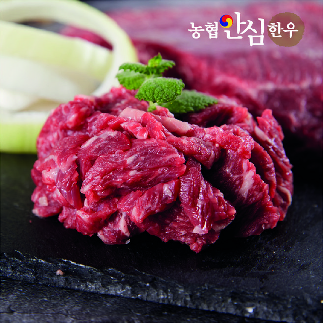 [농협안심한우] 1등급 한우국거리(세절) 300g, 1개