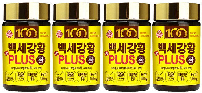 오뚜기 백세강황PLUS환, 108g, 4개
