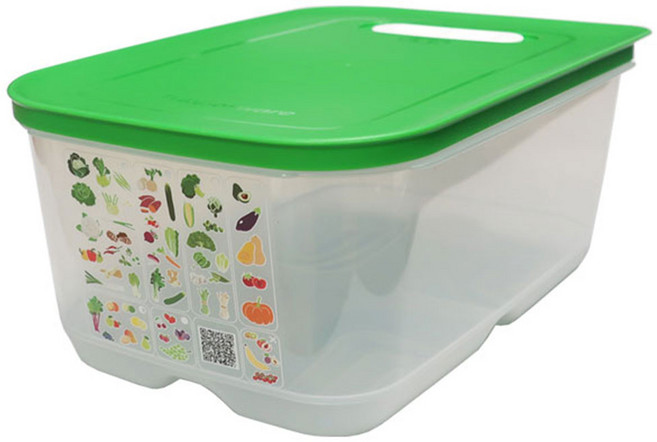 타파웨어 야채통 4.4L 공기구멍 냉장고 용기 야채 보관통 보관용기, 단품, 1개