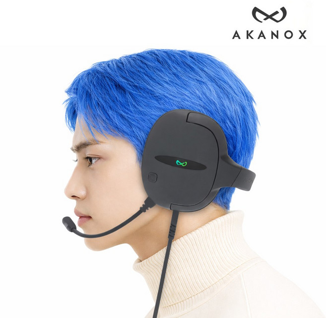 아카녹스 아칸 프로 고급형 머리안눌리는 게이밍헤드셋 (블랙), 블랙