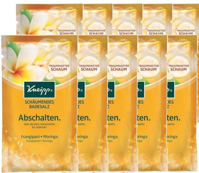 크나이프 프랜지파니 모링가오일 Abschalten 입욕제, 80g, 10개