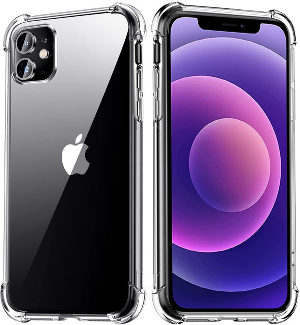 벌크온 아이폰 12 미니 프로 맥스 범퍼핏 투명 에어 쿠션 젤리 기본 케이스