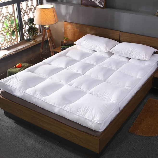 사계절 호텔 고급형 침대 토퍼, 핑크, 일반형5cm - 쿠팡