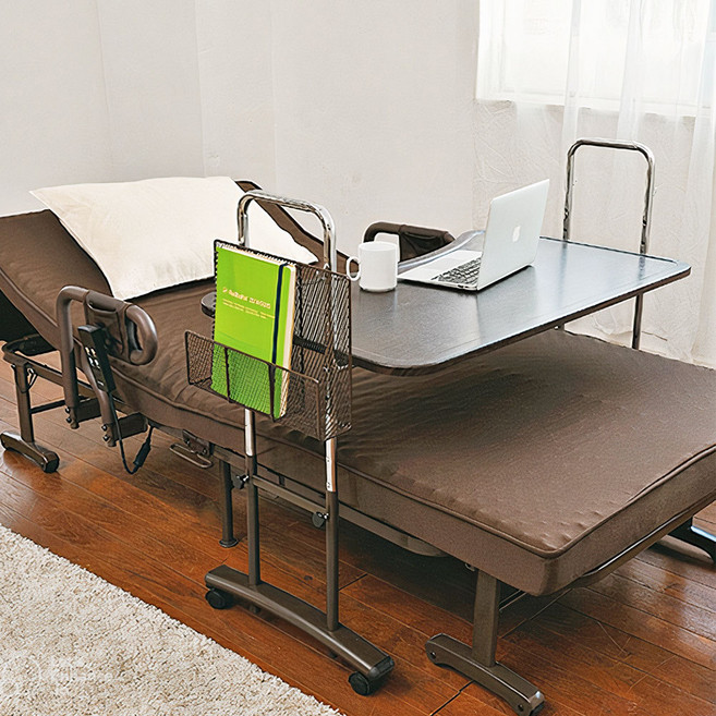 가정용 병원 환자 노인 침대 접이식 전동식 각도조절, 수동식 BG400N, 1개