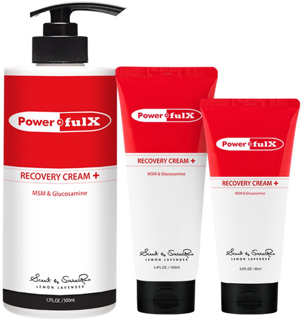 파워풀엑스 리커버리 크림 플러스세트(500ml+100ml+60ml) / 파워풀크림, 리커버리 크림세트(500ml+100ml+60ml), 1개