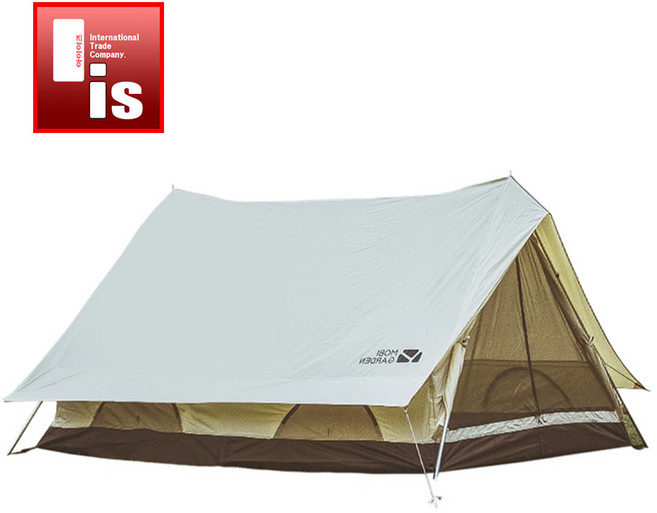 모비가든 캠핑 Era150 면 혼방 텐트 자외선 차단 방수3-4인용, 02. Green