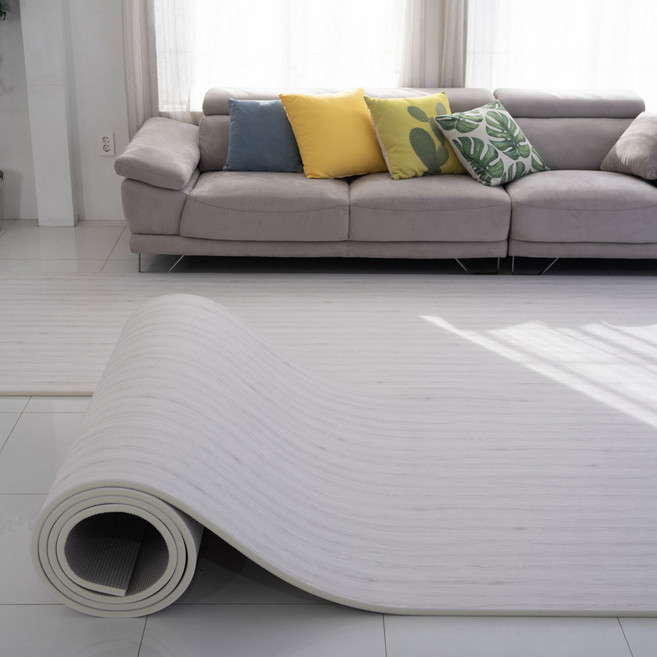 제로벨 제로플러스 26T 층간소음 방지 PVC 롤매트 유아 어린이매트, 오크그레이