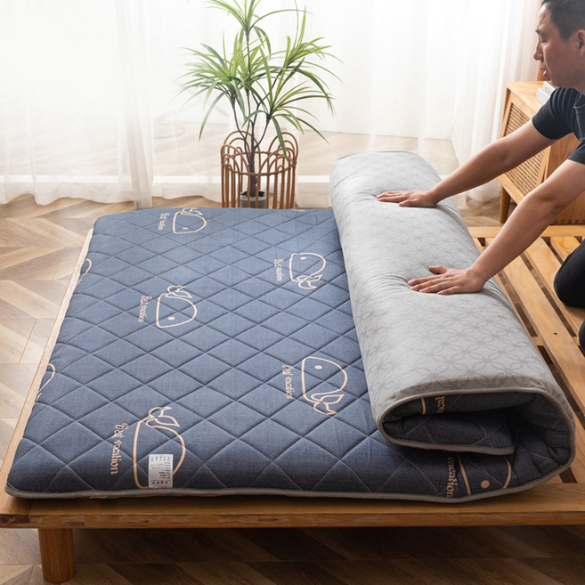 바닥에서 자는 침대 접이식 매트 요가 방습 이동식매트 수습제거 두꺼운 제품 사계절 필라테스, 9.씨킹 120x190cm