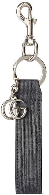 구찌 GG 모티프 로고 참 키링