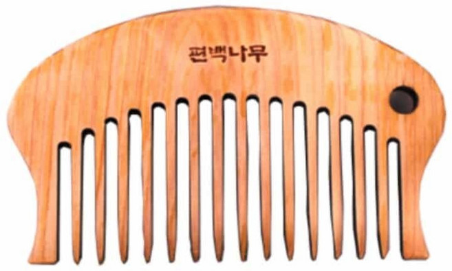 편백나무 편백나무빗 헤어빗 괄사빗 반달빗 XWFLOLS6, 1개