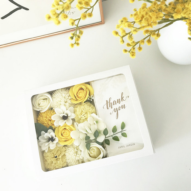 어버이날 반전 카네이션 용돈박스 돈티슈 + opp 20매, yellow, 1개