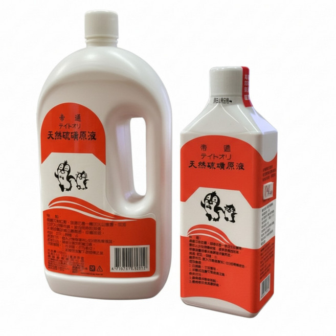 帝通天然硫磺原液 溫和清潔 平衡油脂 改善膚質 多種容量選擇 (450cc/1000cc), 1個, 1L