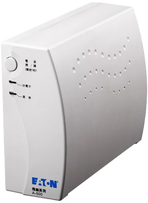 Eaton 伊頓 飛瑞 A-500 離線式 500VA 110V UPS 不斷電系統 白色, 1個, A-500 UPS