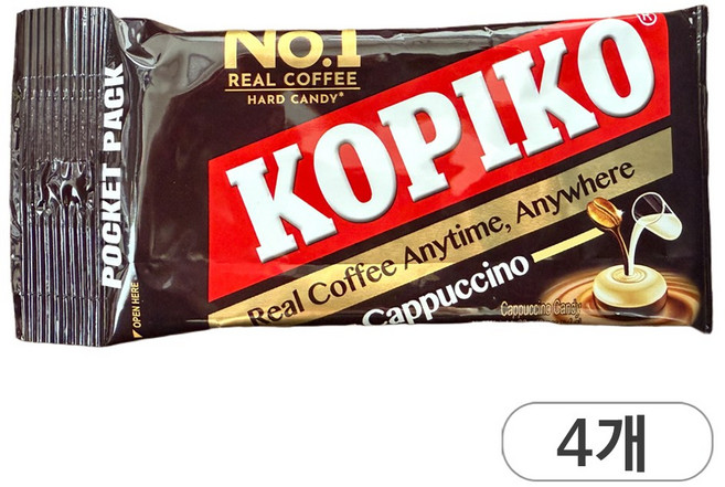 코피코 카푸치노 캔디, 32g, 4개