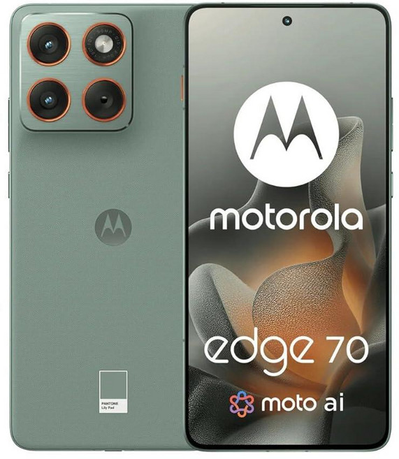 Motorola Moto Edge 70 5G Ai (Tmobile Mint Tello & Global과 호환) (512GB+12GB) NFC 50MP 4K 트리플 캠 듀얼 심, Motorola Moto Edge 70 5G Ai (T