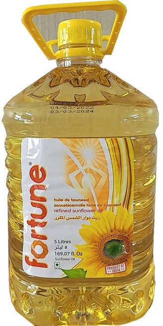 Fortune 해바라기씨유(Sunflower oil) 5L, 1개