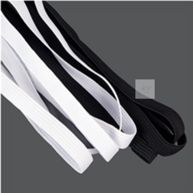 엠케이스토어 고무줄 12골 12MM 넓은고무밴드, 검정