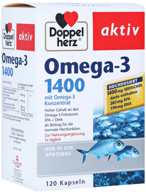 도펠헤르츠 액티브 오메가3 1400, 1개, 120정 - 쿠팡