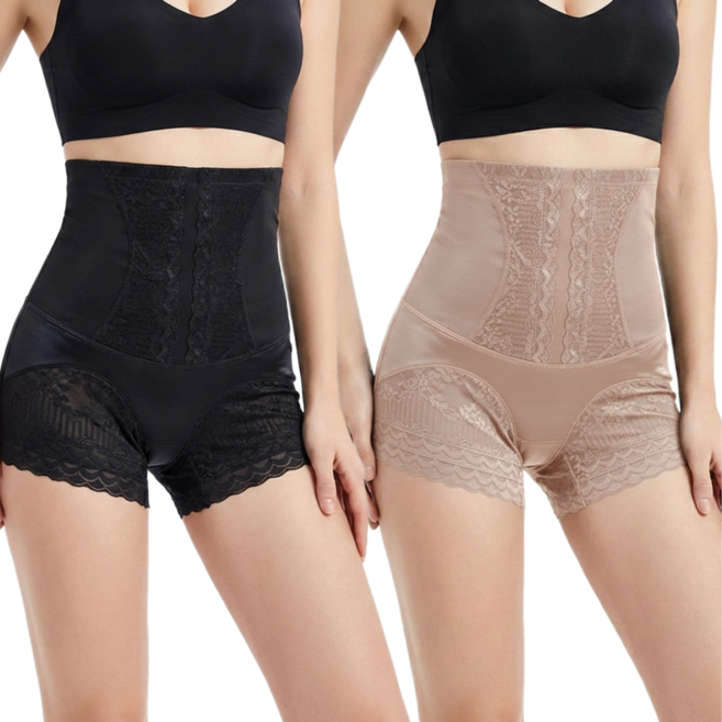 미니히 하이웨스트 뱃살 보정 팬티 옆구리 커버 햄라인