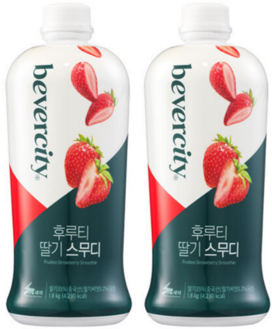 사무실 주스 후루티 딸기 스무디 세미 1.8kg 음료, 1개