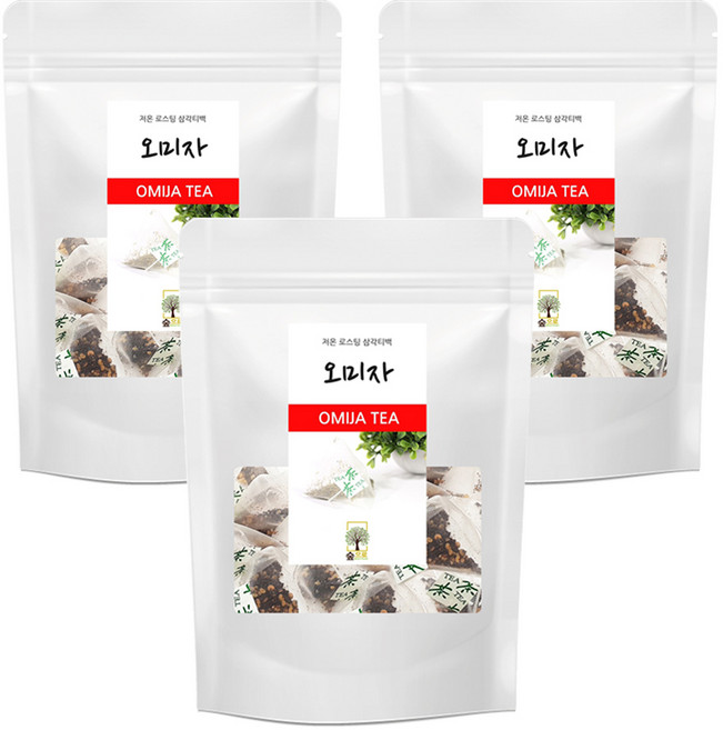 오미자차 50티백 숲으로허브 삼각티백, 50g, 50개입, 3개, 1g