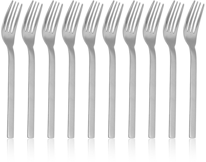 키친왕 27종 심플샤틴 디저트포크 10P