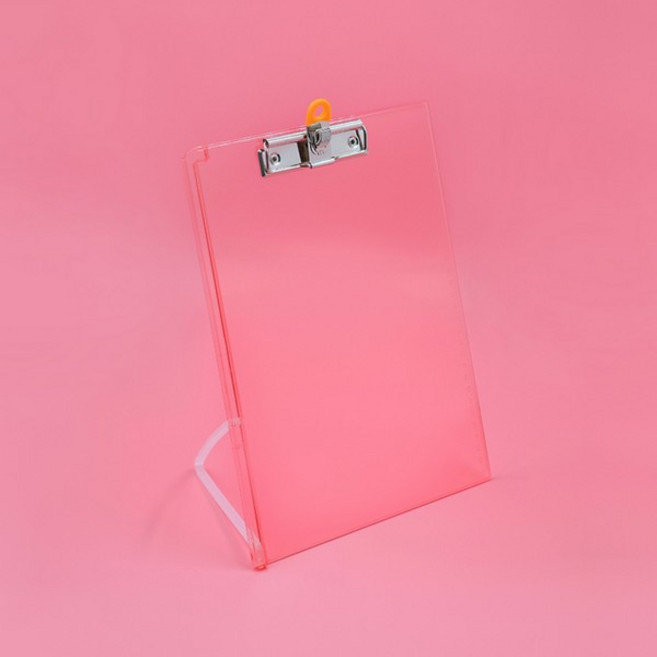 문화 스탠딩 스프링 클립보드 A4 F913N-75 낱개 적색, 단품, 단품