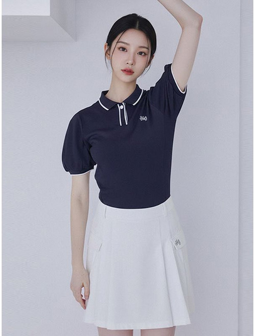 헤일리 골프 여성 사이드 주름 플리츠 큐롯 스커트 HSCWK1215