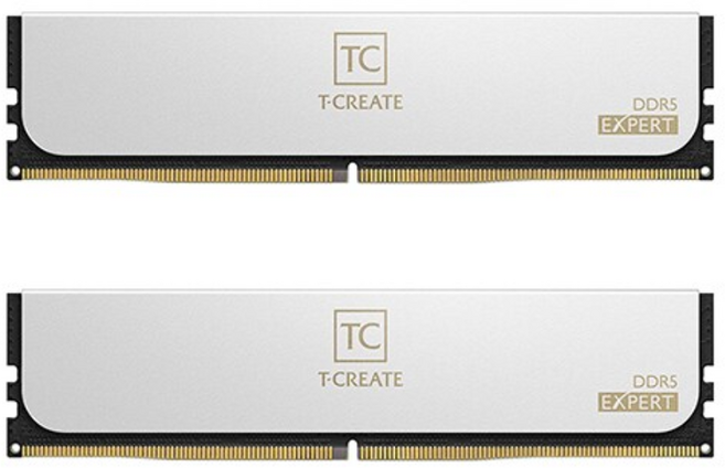 TeamGroup 팀그룹 T-CREATE DDR5 6000 CL30 EXPERT WHITE 데스크탑 RAM 패키지 서린 32GB(16GBx2개)