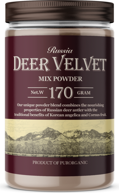 푸로가닉 러시아 녹용 분말, 1개, 170g