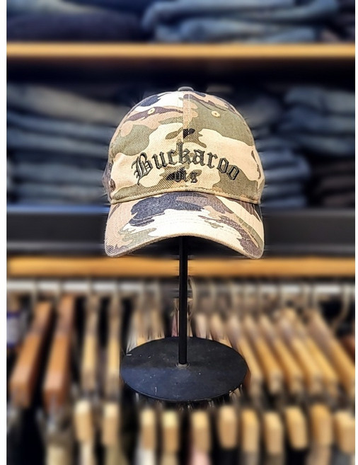 버커루 [25년 신상] 봄 가을 빈티지 밀리터리 프린트 버커루 남여공용 빈티지 카모플라쥬 볼캡 모자 AP55-114K
