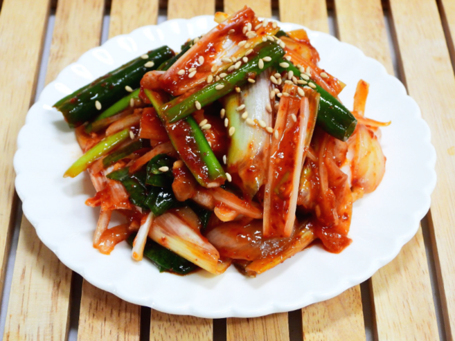 옹골찬 대파 김치 10kg 아이스박스포장 중국산 식당 가정용 도매 업소용, 1개