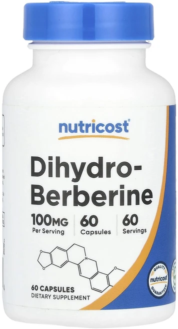 Nutricost 디하이드로베르베린 100mg 캡슐 60정, Nutricost디하이드로베르베린100mg캡슐60정, 1개 - 쿠팡