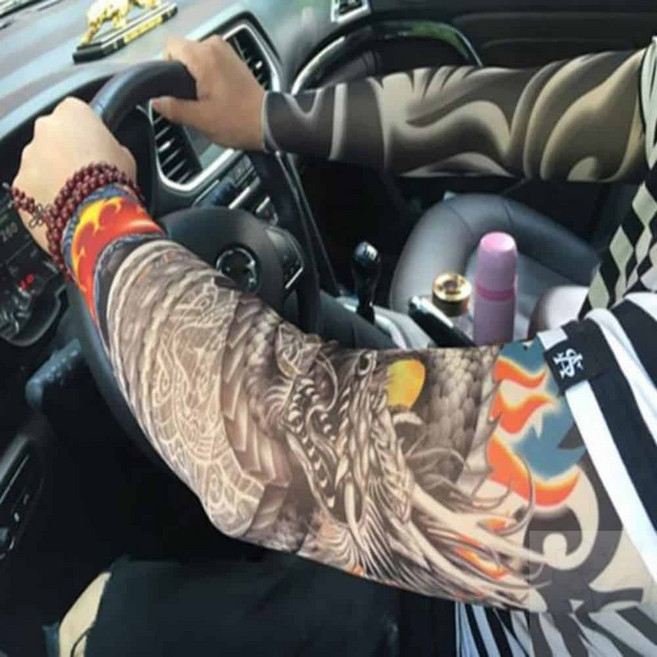 용 문신 팔토시 빅사이즈 이레즈미 토시 보복운전방지, 1개, 상세페이지 참조