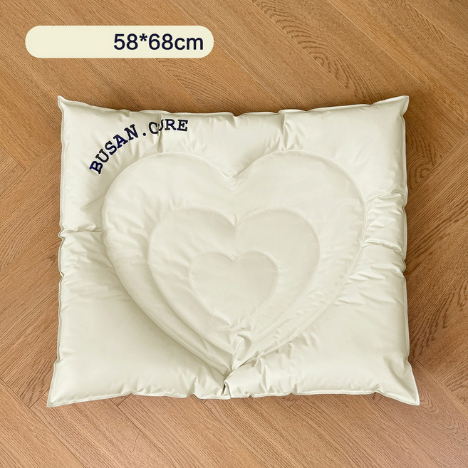 SunburstWonder 반려동물 여름 아이스 쿠션 고양이 강아지 3초 쿨링 쿨매트 아이스 하우스 방수 디자인 L347, 살구, 1개