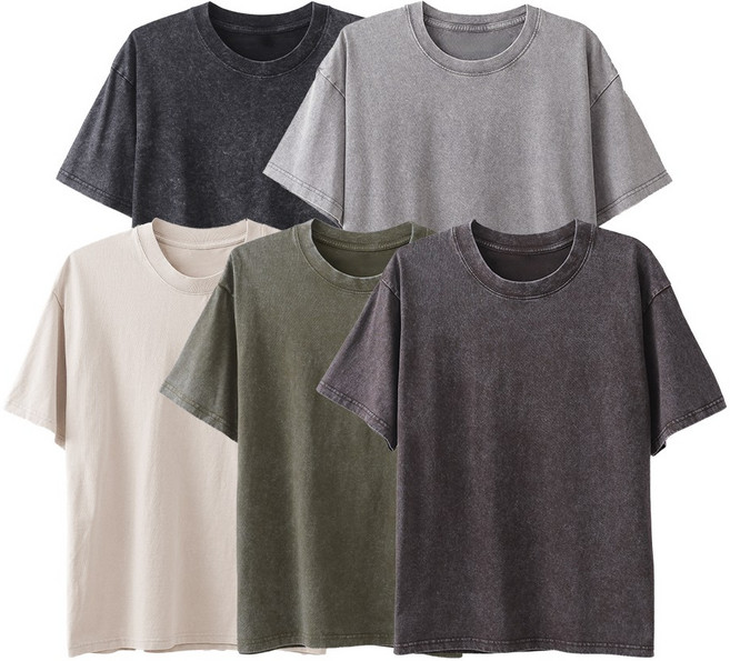 피그먼트 워싱 20수 반팔티셔츠 남녀공용 데일리 면티 S~5XL