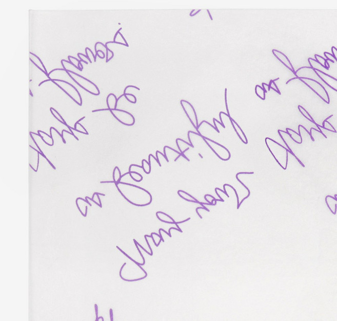 (TY) 왁스 유산지 영문필기보라 페이퍼 식품 샌드위치 포장지, 1개, 500개입