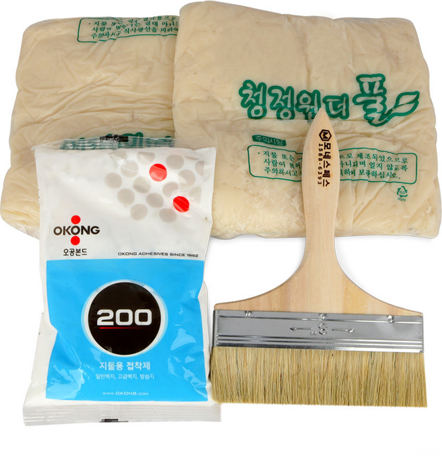 도배풀세트 도배용품 도배공구 도배풀 도배본드 풀솔, 단품