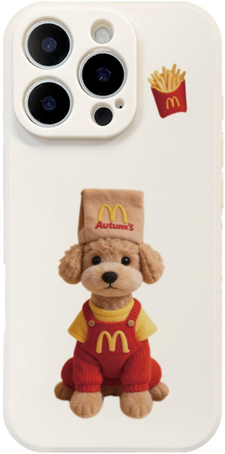 맥도날드 푸들 멍멍이 아이폰 갤럭시 케이스
