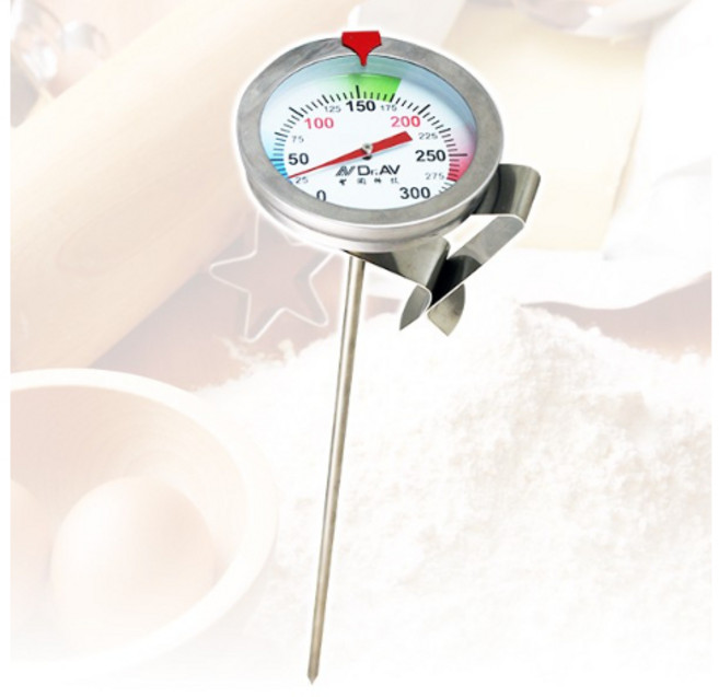 聖岡 Dr.AV 300℃ 多用途不鏽鋼溫度計, 1個