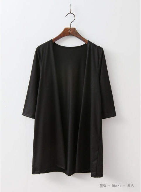 [아이엠수] 여성용 여름 빅토리아 로부 7부가디건